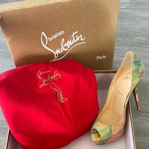 Christian Louboutin Troca Python Pixel